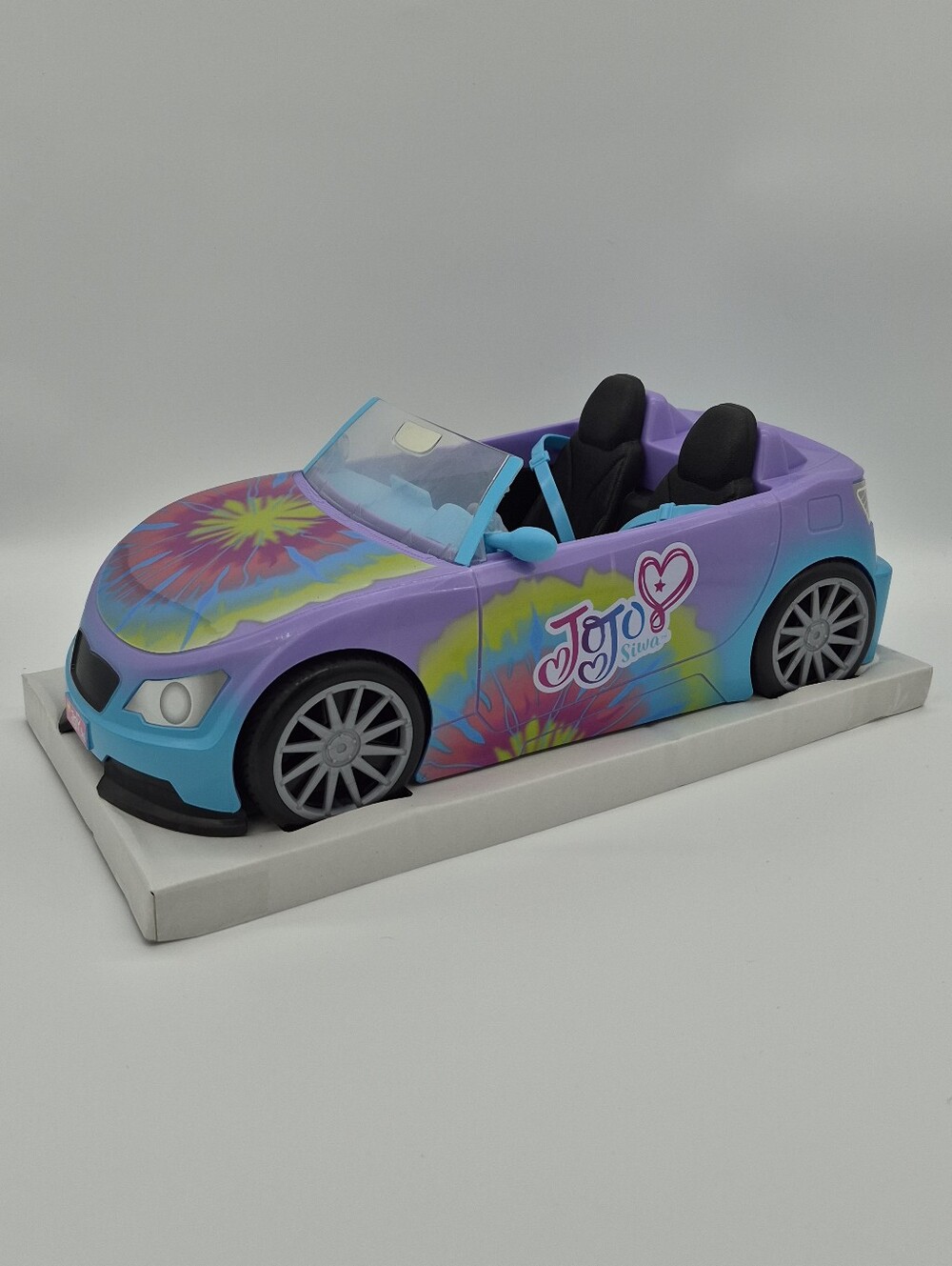 JoJo Siwa California Cruiser Tie Dye Convertible Doll Car Purple Blue